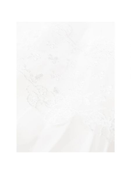 Sukienka midi Self-portrait biała