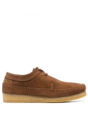 Ruskind flate sko Clarks Originals brun