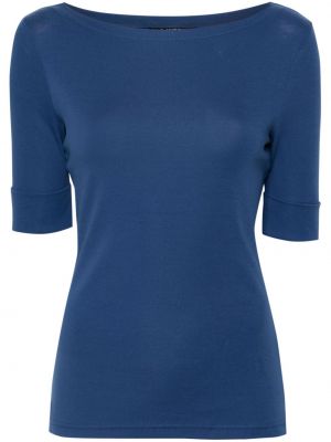 Tričko Lauren Ralph Lauren modrá