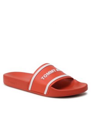 Sandály Tommy Jeans oranžové