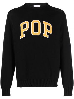 Trykt bomull sweatshirt Pop Trading Company svart