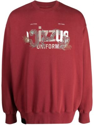 Sweatshirt mit print Izzue rot