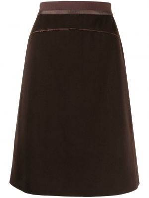 Spódnica Louis Vuitton, brązowy