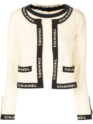 Cardigan in tessuto jacquard Chanel Pre-owned nero