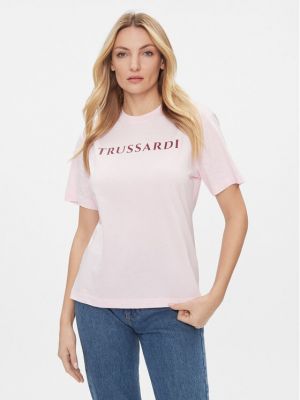 Koszulka Trussardi różowa
