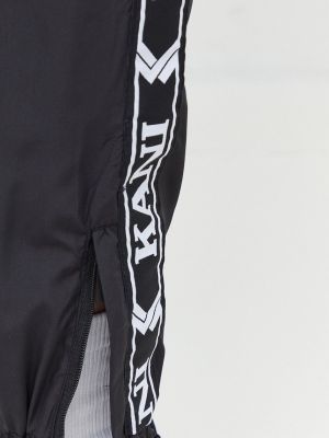 Sportovní kalhoty s aplikacemi Karl Kani černé