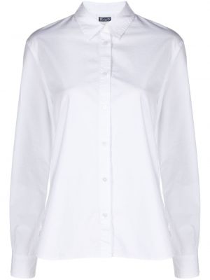Camicia di cotone Kristensen Du Nord bianco