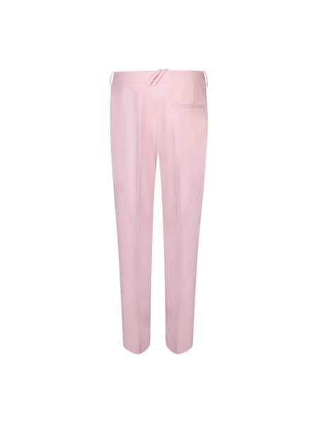 Pantalones chinos de lana Burberry rosa