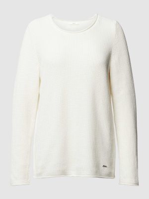 Dzianinowy sweter Brax biały