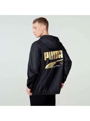 Плетеная куртка Puma черная