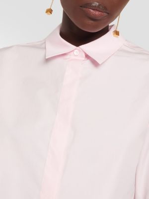 Bombažna srajca Loewe roza