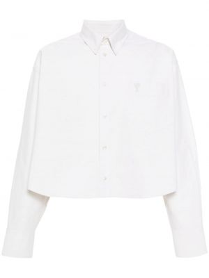 Pamut hímzett ing Ami Paris fehér