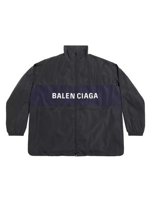 Куртка на молнии Balenciaga черная