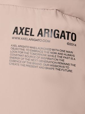Pérový kabát Axel Arigato béžová