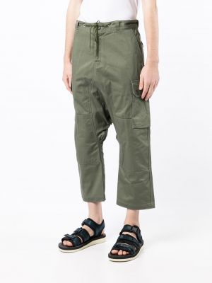 Cargo kalhoty Fumito Ganryu zelené