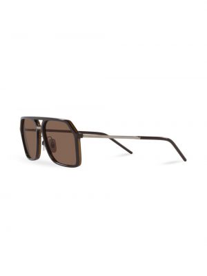 Oversize saulesbrilles Dolce & Gabbana Eyewear brūns