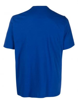 T-shirt aus baumwoll mit rundem ausschnitt Sunflower blau