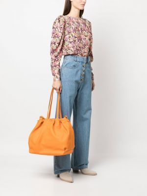 Shopper kabelka By Far oranžová