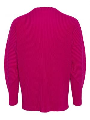 Sweter Homme Plisse Issey Miyake różowy