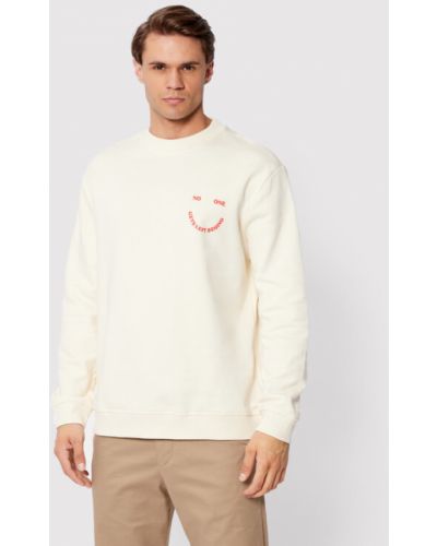 Woodbird Pulóver Hace Never Crew 2236-613 Bézs Regular Fit