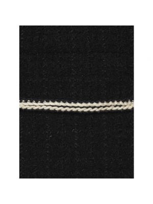 Chaqueta de lana de tweed Gucci negro