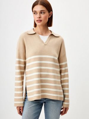 Пуловер Sela бежевый