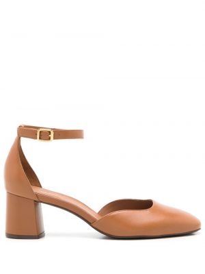 Kožené sandále Sarah Chofakian hnedá