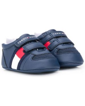 Rund tå sneakers for jenter Tommy Hilfiger Junior blå