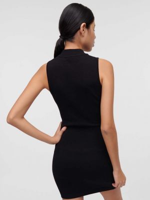 Sukienka mini dopasowana Karl Lagerfeld Jeans czarna
