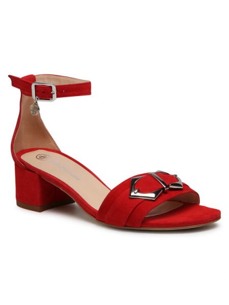 Sandały Solo Femme czerwone