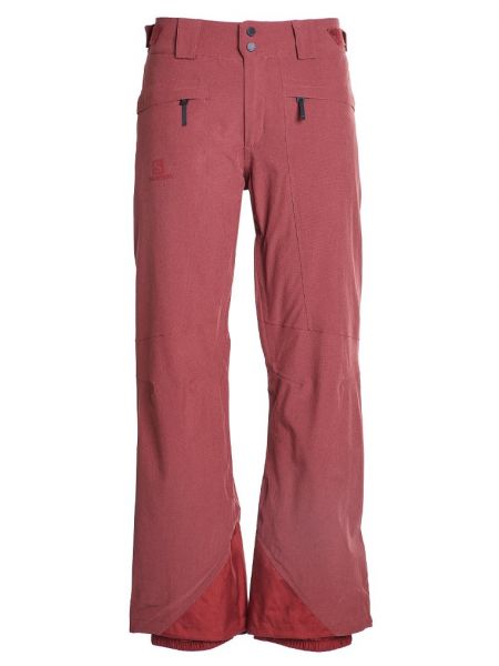 Czerwone spodnie Salomon
