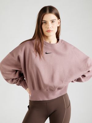 Flīsa džemperis Nike Sportswear melns