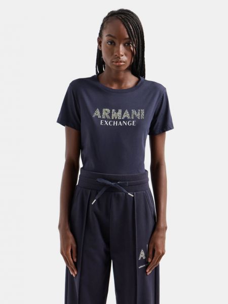 Póló Armani Exchange kék