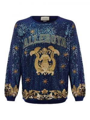 Шерстяной свитер Gucci синий