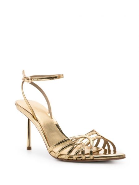 Lakované kožené sandály Le Silla zlaté