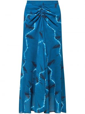 Batikované dlouhá sukně s potiskem Altuzarra modré