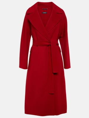 Manteau en laine 's Max Mara rouge