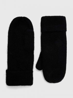 Vlněné rukavice Samsøe Samsøe černé