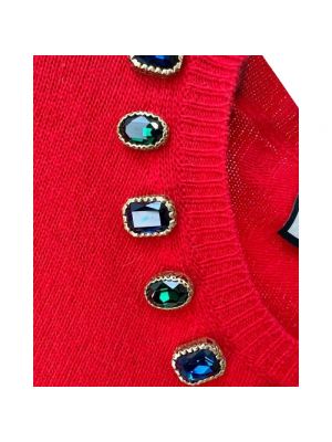 Top de lana Gucci Vintage rojo