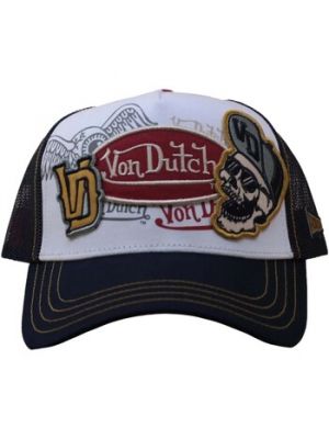 Niebieska czapka z daszkiem Von Dutch
