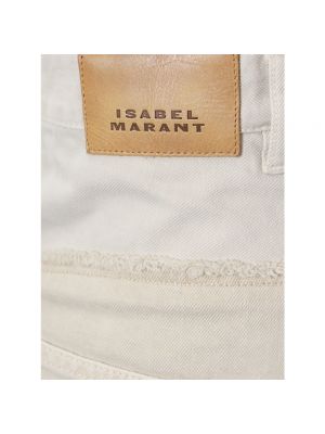 Pantalones chinos de algodón Isabel Marant beige
