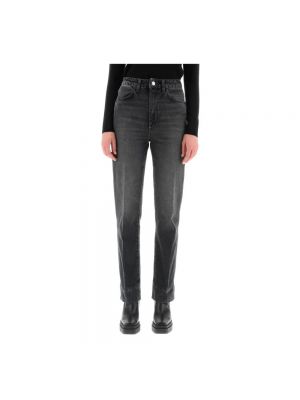 Jeansy klasyczne jeansowe Re/done - сzarny