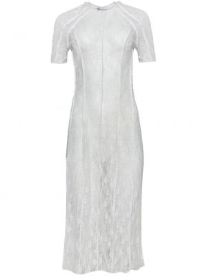 Krajkové midi šaty Ester Manas bílé
