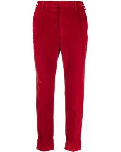 Pantalones rectos Pt01 rojo