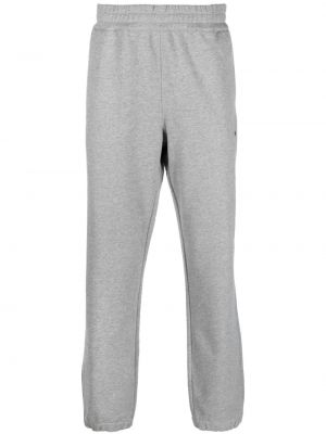 Pantaloni sport din bumbac cu imagine Zegna gri