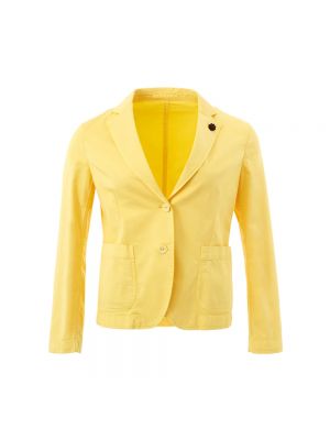 Żółta kurtka bawełniana Lardini