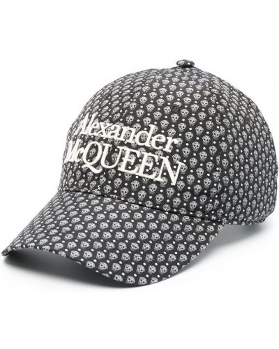 Trykt cap Alexander Mcqueen svart