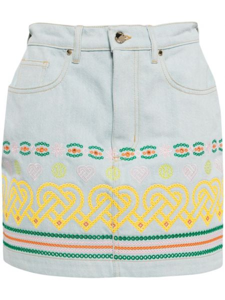 Bavlněné mini sukně s výšivkou Casablanca