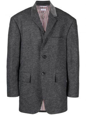 Blazer en laine Thom Browne gris