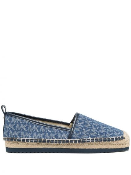 Trykt espadrillos Michael Kors blå